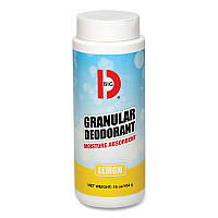 Granular Deodorant, Lemon, 16 oz, Shaker Can, 12/Carton (150)