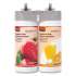 Rubbermaid Commercial Microburst Duet Refills, Cotton Berry/Refreshing Citrus, 3 oz Aerosol Spray, 4/Carton (3485952)