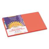 SunWorks Construction Paper, 58lb, 12 x 18, Orange, 50/Pack (6607)