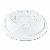 Optima Reclosable Lids for Paper Hot Cups, Fits 12 oz to 24 oz Hot Cups, Plastic, White, 1,200/Carton (OPT1224TG)