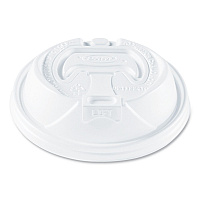 Optima Reclosable Lids for Paper Hot Cups, Fits 12 oz to 24 oz Hot Cups, Plastic, White, 1,200/Carton (OPT1224TG)