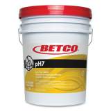 Betco pH7 Floor Cleaner, Lemon Scent, 5 gal Bottle (1380500)