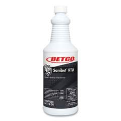 Betco Sanibet RTU Sanitizer and Surface Cleaner, Unscented, 32 oz Bottle (3421200)