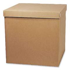 Coastwide Professional Gaylord Box Lids, 275 lb Mullen Rated, Half Slotted Container, 49.25 x 41.25 x 5, Brown Kraft (57103)