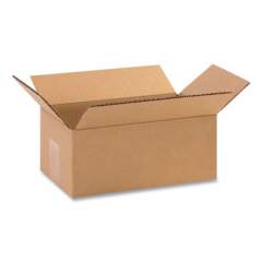 Coastwide Professional Fixed-Depth Shipping Boxes, Regular Slotted Container (RSC), 10 x 6 x 4, Brown Kraft, 25/Bundle (100604)