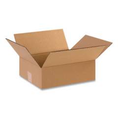 Coastwide Professional Fixed-Depth Shipping Boxes, Regular Slotted Container (RSC), 12 x 10 x 4, Brown Kraft, 25/Bundle (121004)