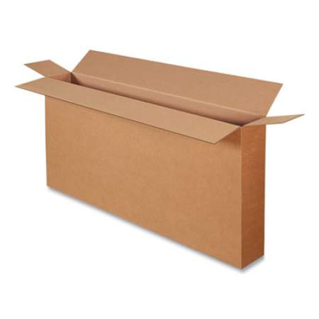 Coastwide Professional Fixed-Depth Shipping Boxes, 275 lb Mullen Rated, Full Overlap Container, 54 x 8 x 28, Brown Kraft (29540828)