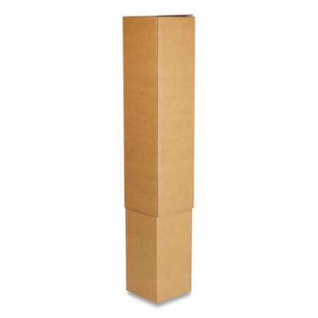 Coastwide Professional Telescoping Inner Boxes, 200 lb Mullen Rated, Half Slotted Container, 6 x 6 x 48 to 90, Brown Kraft, 25/Bundle (6006064890)