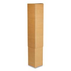 Coastwide Professional Telescoping Outer Boxes, 200 lb Mullen Rated, Half Slotted Container, 6 x 6 x 48 to 90, Brown Kraft, 25/Bundle (6006064890T)