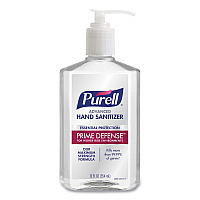 Prime Defense Advanced 85% Alcohol Gel Hand Sanitizer, 12 oz Pump Bottle, Clean Scent (369912)