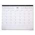 TRU RED Desk Pad Calendar, 22 x 17, White/Black Sheets, Black Binding, Clear Corners, 12-Month (July to June): 2021 to 2022 (1295221)
