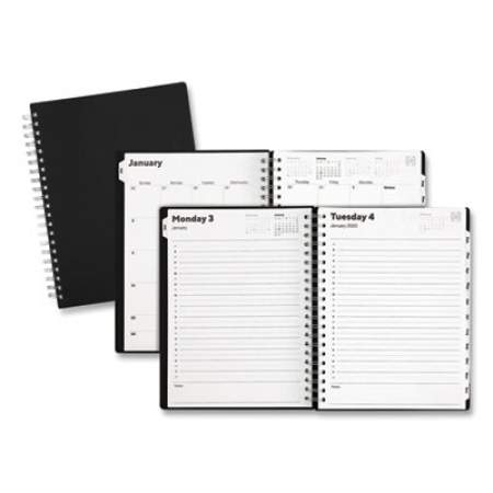 TRU RED Daily Appointment Book with Planner Pocket,, 11 x 8, Black Cover, 12-Month (Jan to Dec): 2022 (2148722)