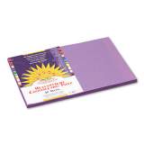 SunWorks Construction Paper, 58lb, 12 x 18, Violet, 50/Pack (7207)