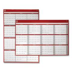 TRU RED Reversible/Erasable Wall Calendar, 32 x 48, White/Red Sheets, 12-Month (Jan to Dec): 2022 (5391122)