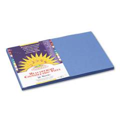 SunWorks Construction Paper, 58lb, 12 x 18, Blue, 50/Pack (7407)