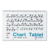 Pacon Chart Tablets, Presentation Format (1" Rule), 30 White 24 x 16 Sheets (74630)