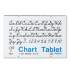 Pacon Chart Tablets, Presentation Format (1" Rule), 30 White 24 x 16 Sheets (74630)