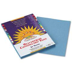SunWorks Construction Paper, 58lb, 9 x 12, Sky Blue, 50/Pack (7603)