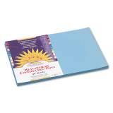SunWorks Construction Paper, 58lb, 12 x 18, Sky Blue, 50/Pack (7607)