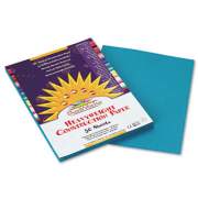 SunWorks Construction Paper, 58lb, 9 x 12, Turquoise, 50/Pack (7703)