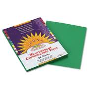 SunWorks Construction Paper, 58lb, 9 x 12, Holiday Green, 50/Pack (8003)