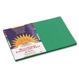 SunWorks Construction Paper, 58lb, 12 x 18, Holiday Green, 50/Pack (8007)