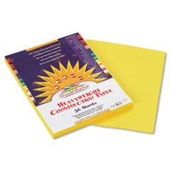 SunWorks Construction Paper, 58lb, 9 x 12, Yellow, 50/Pack (8403)