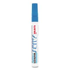 uni-Paint Permanent Marker, Medium Bullet Tip, Blue (63603)