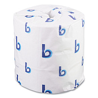 Two-Ply Toilet Tissue, Septic Safe, White, 4.5 x 4.5, 500 Sheets/Roll, 96 Rolls/Carton (6155B)