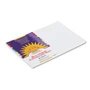 SunWorks Construction Paper, 58lb, 12 x 18, White, 50/Pack (9207)