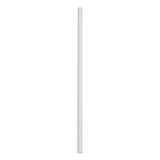 Hoffmaster Compostable Paper Straw, 7.75", White, 300/Box, 16 Boxes/Carton (600195)