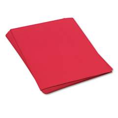 SunWorks Construction Paper, 58lb, 18 x 24, Holiday Red, 50/Pack (9917)