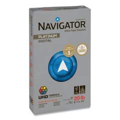 Navigator Platinum Paper, 99 Bright, 20 lb, 8.5 x 14, White, 500 Sheets/Ream, 10 Reams/Carton (NPL1420)