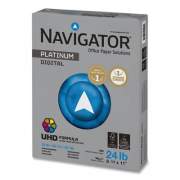 Navigator Platinum Paper, 99 Bright, 24 lb, 8.5 x 11, White, 500 Sheets/Ream, 10 Reams/Carton (NPL1124)