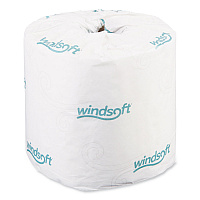 Bath Tissue, Individually Wrapped Rolls, Septic Safe, 2-Ply, White, 400 Sheets/Roll, 24 Rolls/Carton (2400)