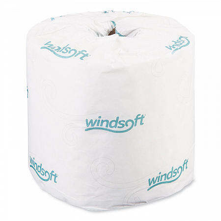 Bath Tissue, Individually Wrapped Rolls, Septic Safe, 2-Ply, White, 400 Sheets/Roll, 24 Rolls/Carton (2400)