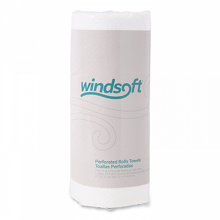 Kitchen Roll Towels, 2-Ply, 11 x 8.5, White, 85/Roll, 30 Rolls/Carton (122085CTB)
