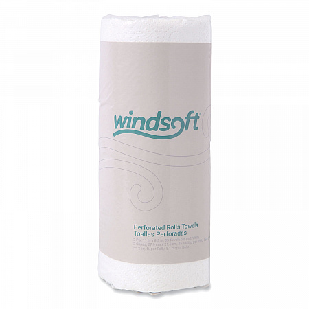 Kitchen Roll Towels, 2-Ply, 11 x 8.5, White, 85/Roll (122085RL)