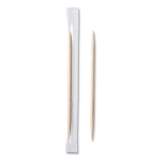 AmerCareRoyal Mint Cello-Wrapped Wood Toothpicks, 2.5", Natural, 1,000/Box, 15 Boxes/Carton (RM115)
