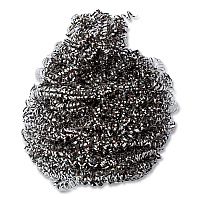 Stainless Steel Sponge, Polybagged, 1.50 oz, Gray, 12/Pack, 12/Packs/Carton (S730)