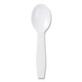 AmerCareRoyal Polystyrene Taster Spoons, White, 3000/Carton (RTS3000)