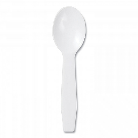 Polystyrene Taster Spoons, Plastic, 3