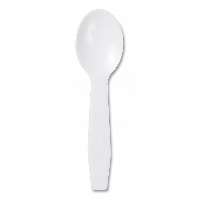 Polystyrene Taster Spoons, Plastic, 3", White, 3,000/Carton (RTS3000)