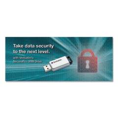 Verbatim Store 'n' Go Secure Pro USB Flash Drive with AES 256 Encryption, 128 GB, Silver (70057)