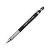 AbilityOne 7520016943026 SKILCRAFT Draft Pro Mechanical Drafting Pencil, 0.5 mm, Black Lead, Black Barrel w/Etched Stainless Grip, 3/PK