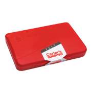 Carter's Pre-Inked Felt Stamp Pad, 4.25 x 2.75, Red (21071)