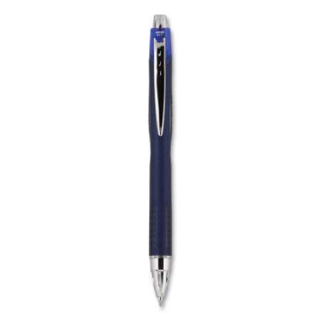 uni-ball Jetstream Retractable Ballpoint Pen, Fine 0.7 mm, Blue Ink, Blue Barrel (62153)