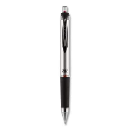 uni-ball 207 Impact Gel Pen, Retractable, Bold 1 mm, Red Ink, Black/Red Barrel (65872)