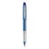 uni-ball Grip Roller Ball Pen, Stick, Fine 0.7 mm, Blue Ink, Blue Barrel, Dozen (60709)