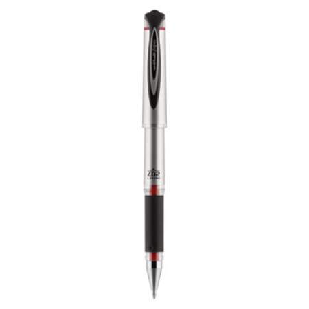 uni-ball 207 Impact Gel Pen, Stick, Bold 1 mm, Red Ink, Black Barrel (65802)